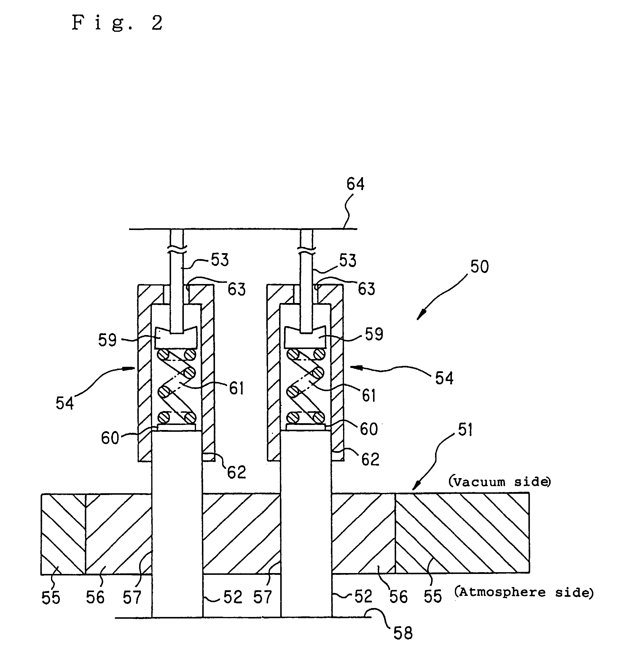 TDI detecting device, a feed-through equipment and electron beam apparatus using these devices