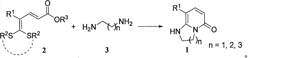 Synthetic method of bicyclic pyridone derivative