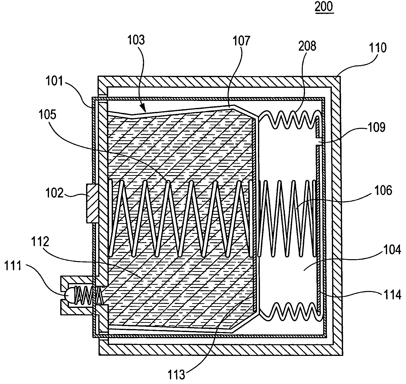 Liquid storage container and liquid ejection recording apparatus having the container mounted thereon