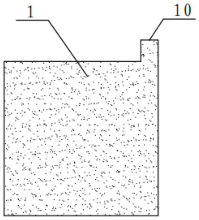 Pole core, battery and battery module