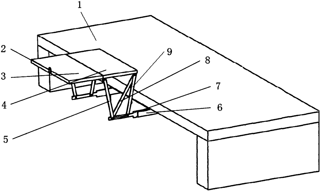 Folding teapoy