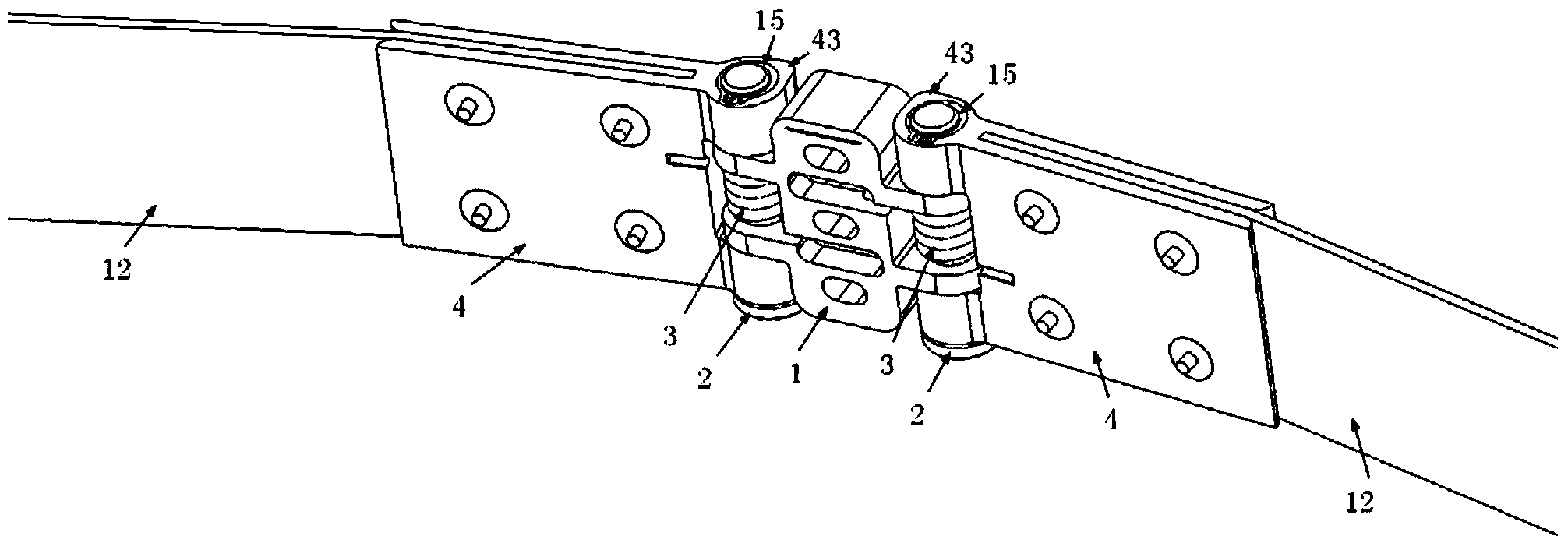Wrapping tape locking and releasing device for expandable antenna