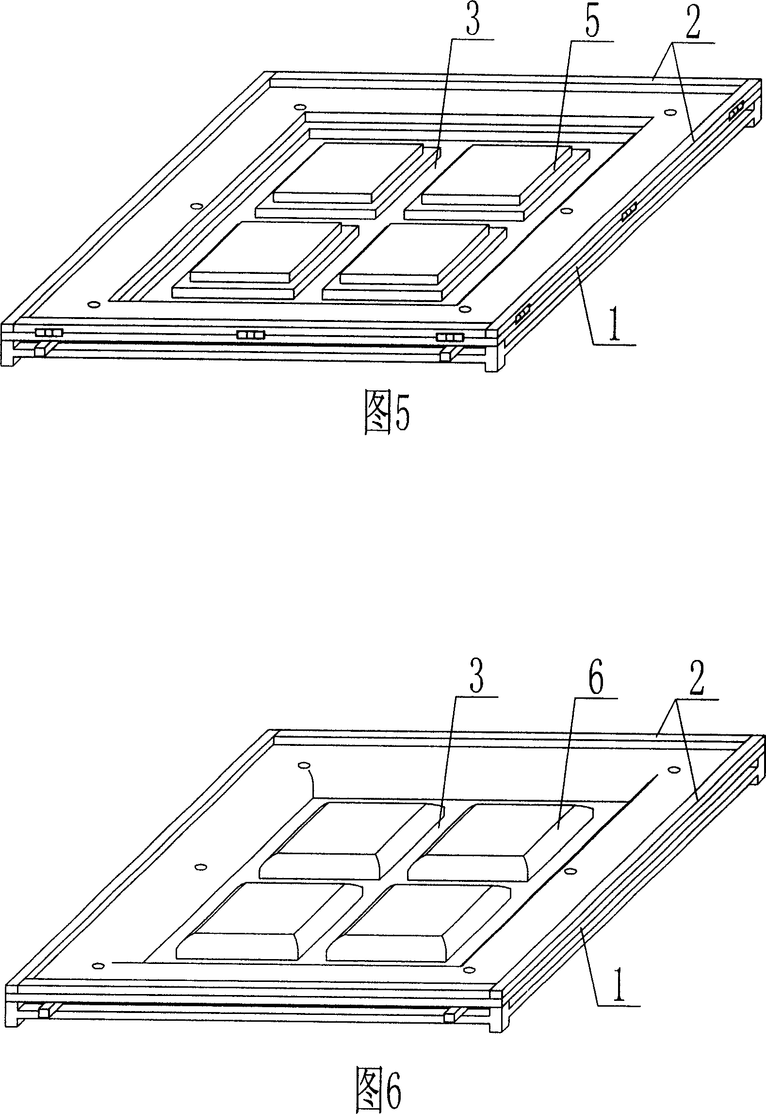 Mould for forming mold-shell structural component