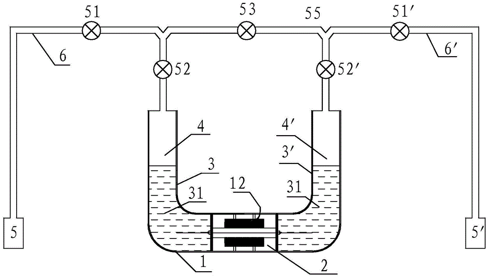 A tuned gas-liquid column damper and structural vibration control system with dual damping and frequency adjustment functions