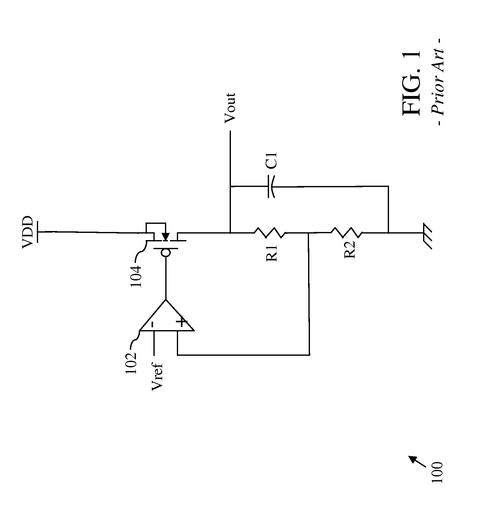 Ldo linear regulator with improved transient response