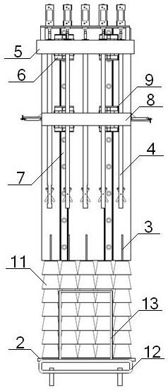 A centering and positioning device for automatic yarn unloading machine