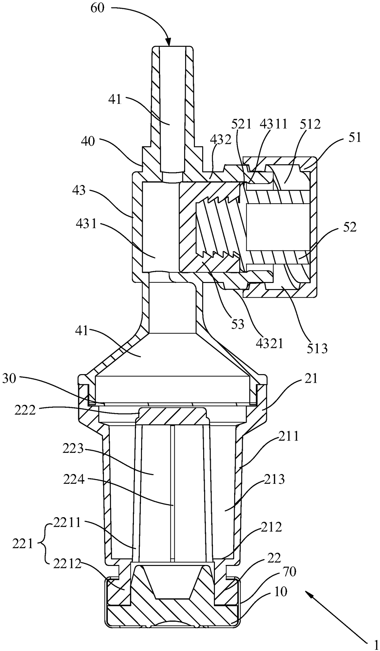 Filtration device and filtration infusion container including the same