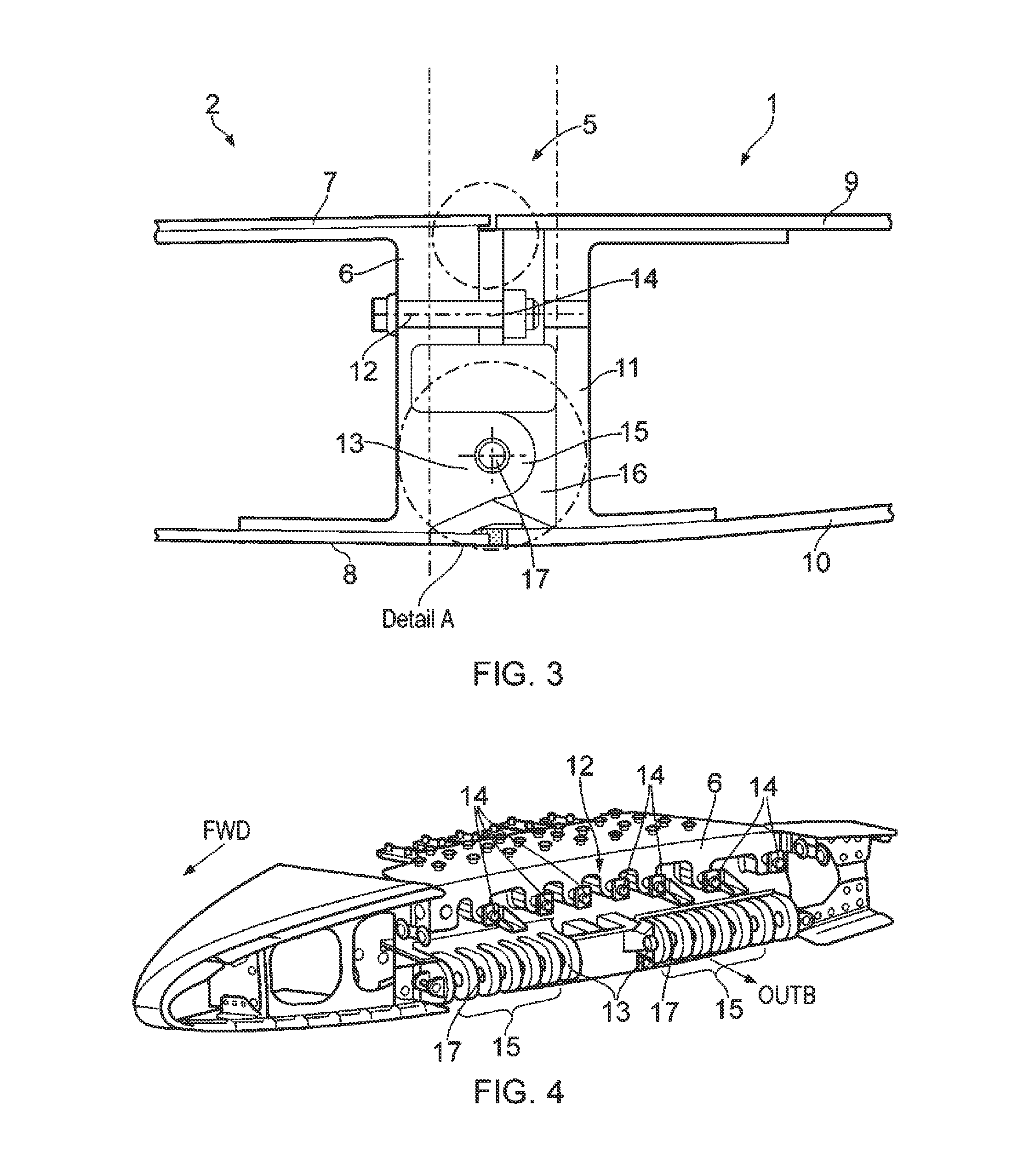 Aircraft wing with wing tip device