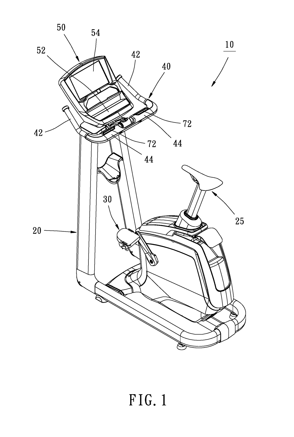 Exercise apparatuse with temperature variable handle assembly