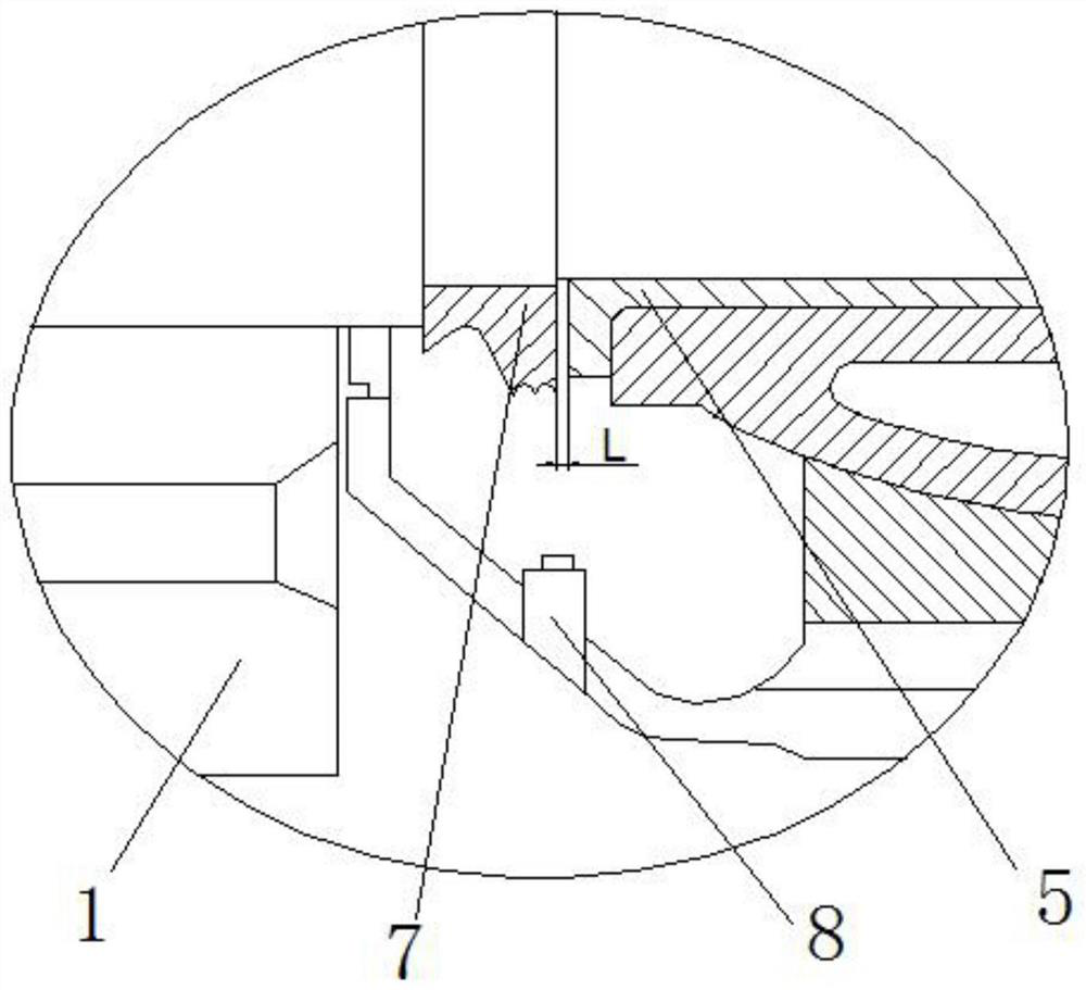 Digital monitoring system and adjusting method for rotary kiln riding wheel shaft bearing bush