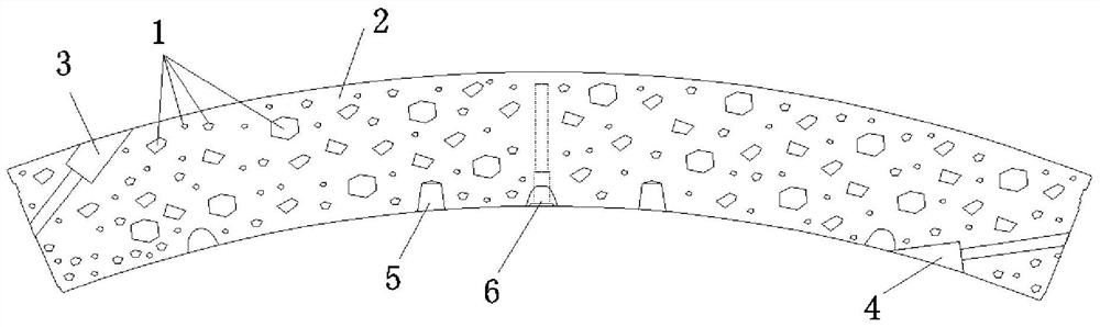 A damping tunnel segment