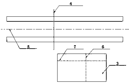Positioning method for fin stabilizer base of tilting slipway ship