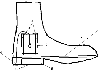 Warm-keeping shoes based on piezoelectric ceramic energy supply