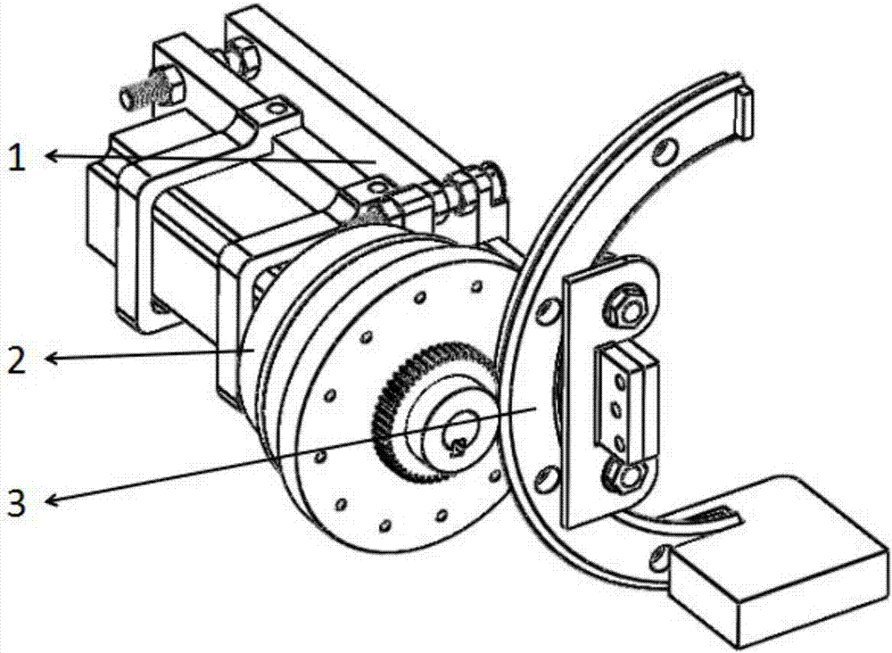 An exoskeleton rehabilitation robot arm rotation joint