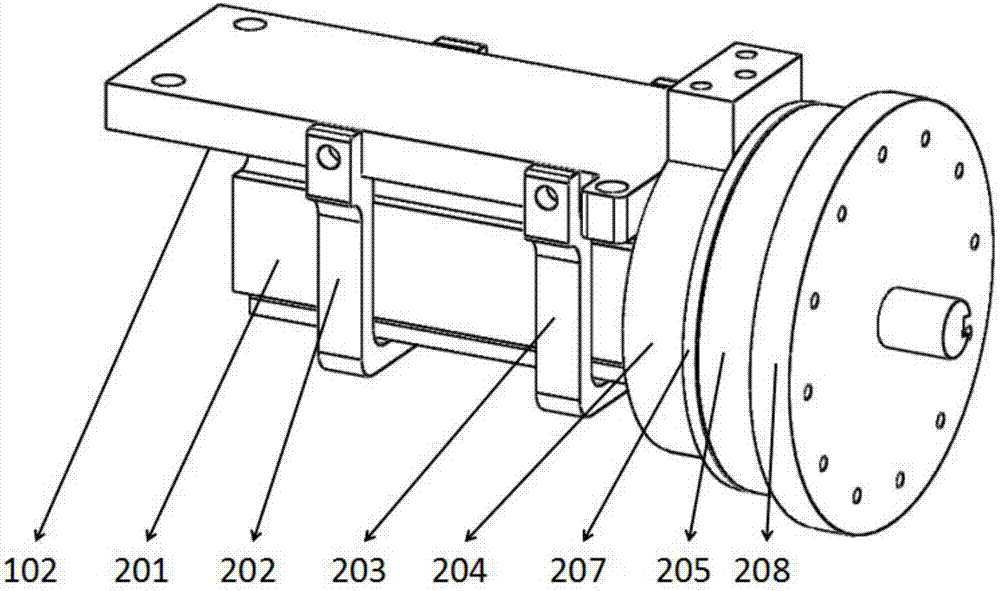 An exoskeleton rehabilitation robot arm rotation joint