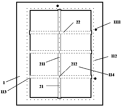 Support mechanism for machining double-sided ITO (Indium Tin Oxide) glass
