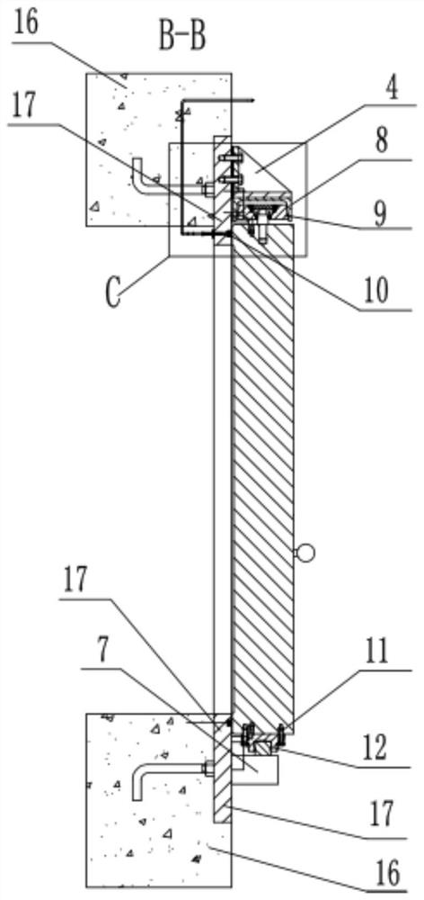 Structure and control method of shielded airtight door