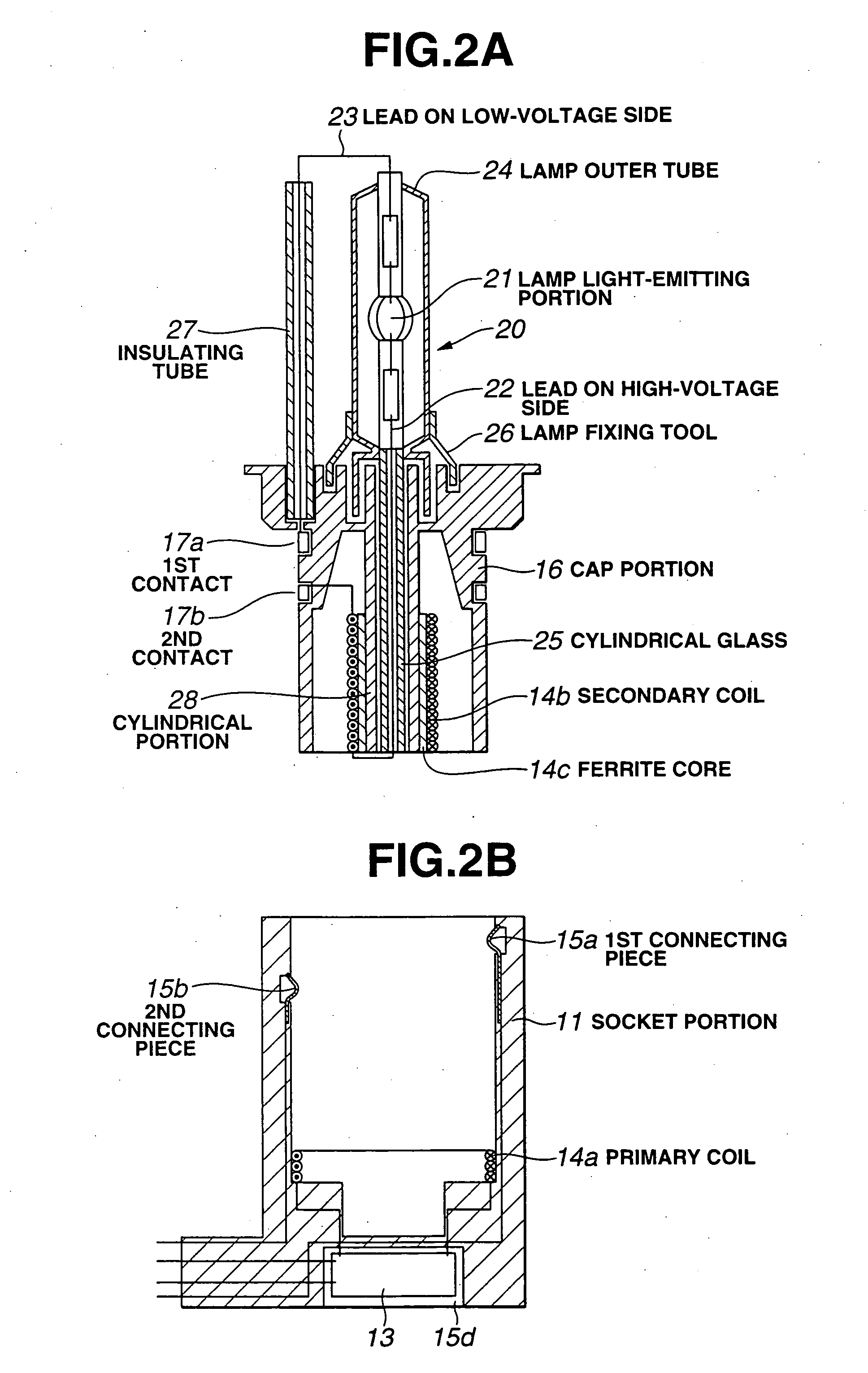 High-voltage discharge lamp lighting apparatus, high-voltage discharge lamp apparatus, and floodlight projector apparatus
