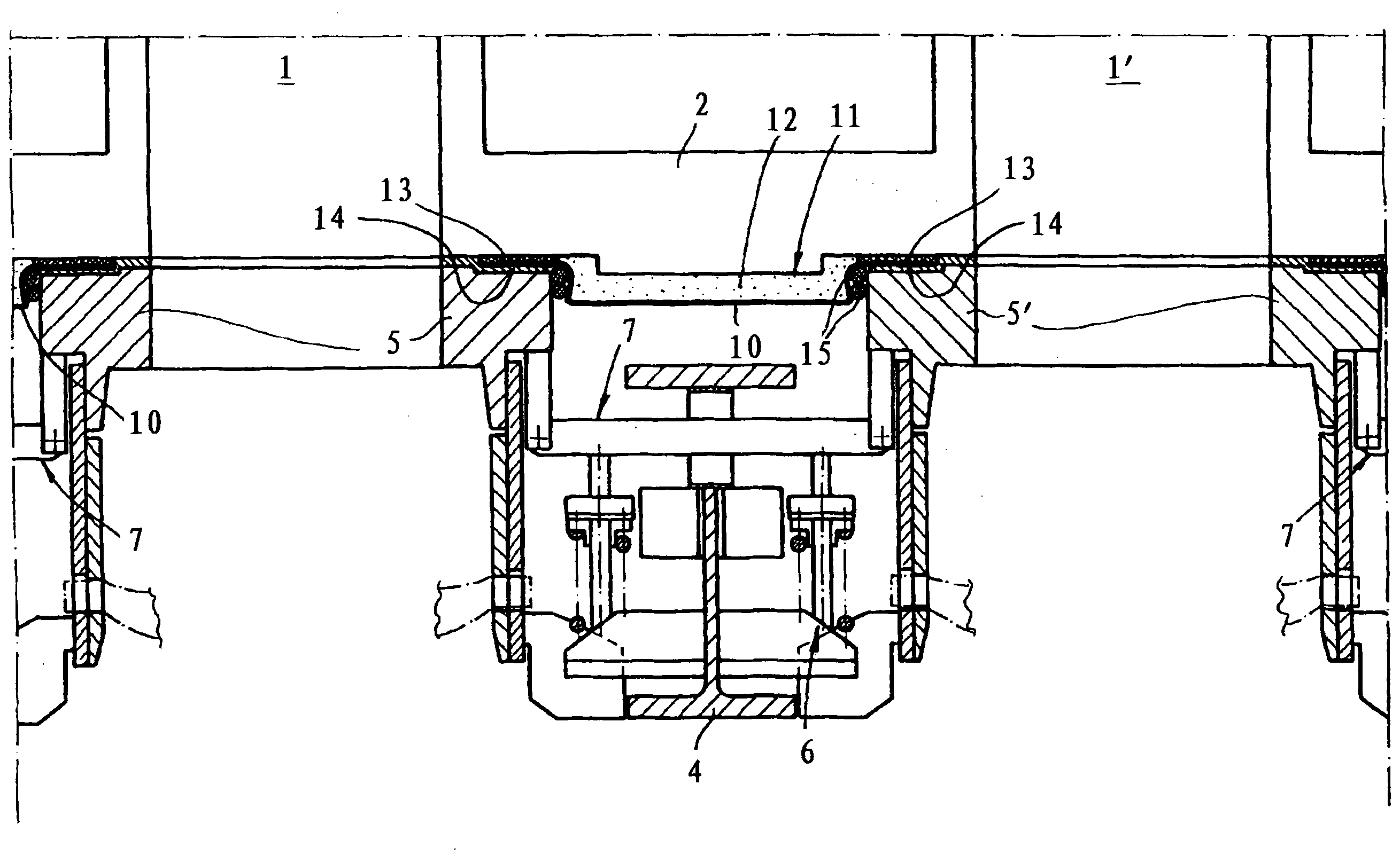 Wall protector for a heating wall head between two oven chamber openings of a coke oven battery