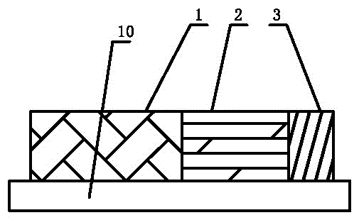 Composite brake pad with stable performance
