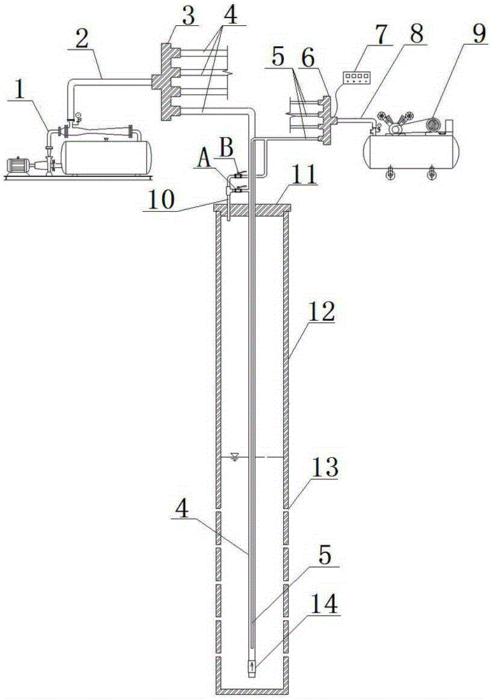 Super pressure suction joint pumping system and operating method thereof