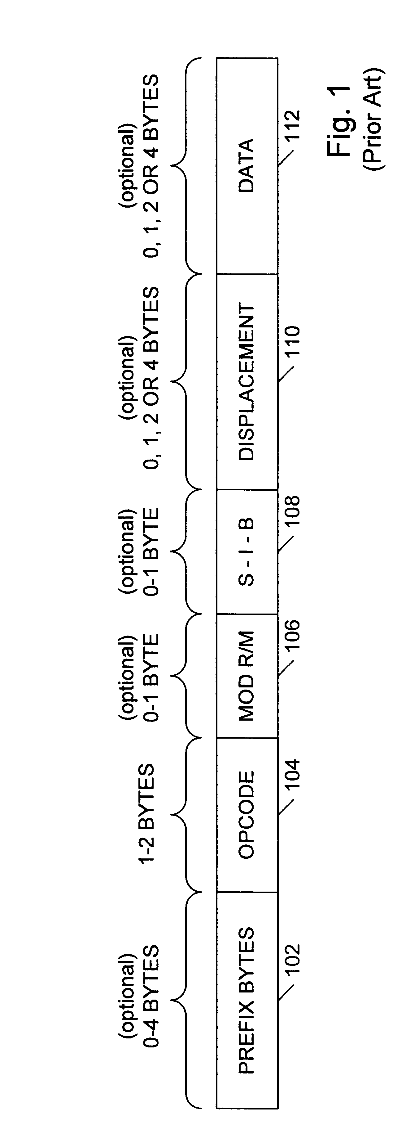 Expanding instructions with variable-length operands to a fixed length