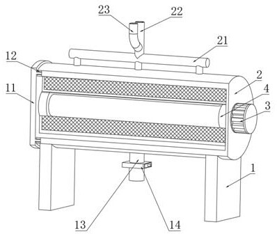 A waste gas treatment device for the production of industrial adhesive products