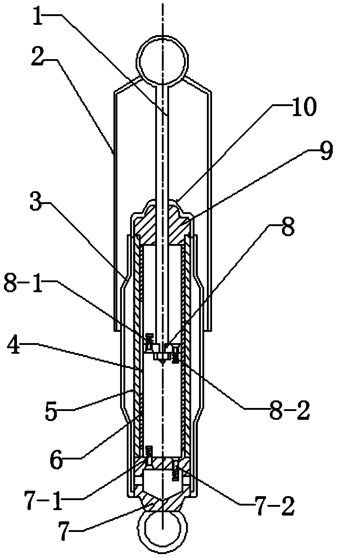 Variable damping shock absorber