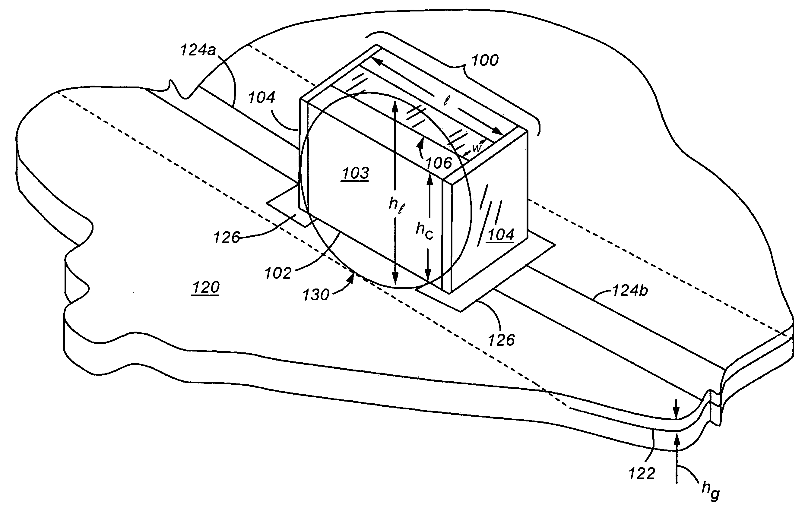 Ultra-high-frequency notch filter having an inductance set by selecting a conductor width