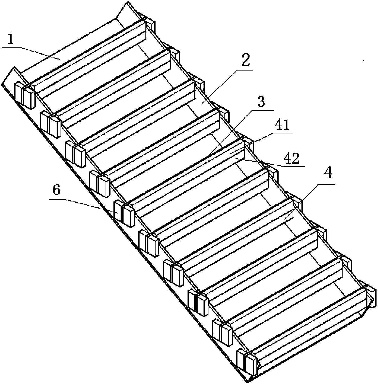 Stair tread pouring formwork