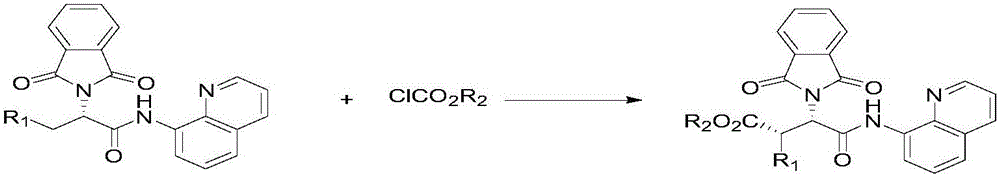 Synthesis method of substituted aspartic acid