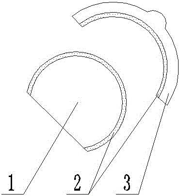 Film-coated diamondene artificial joint and preparation method thereof