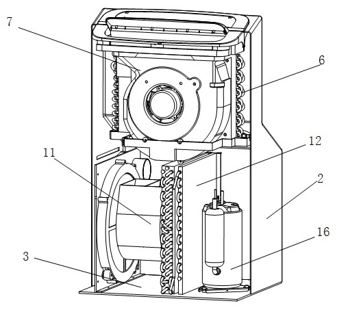 Portable type air conditioner
