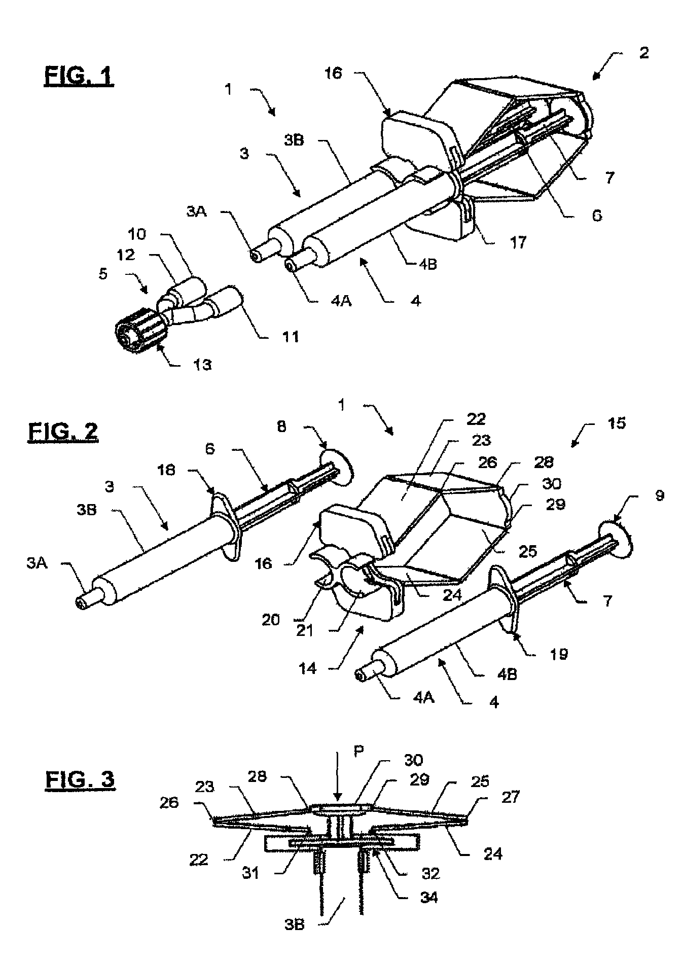 Dispensing assembly with separate syringes and syringe holder