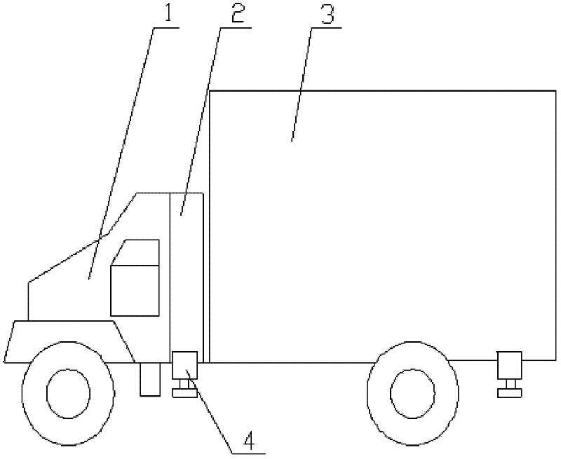 Vehicle-mounted mobile sewer dredging device