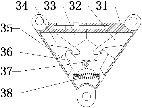 Vaccine injection kick-protection fixing device for livestock breeding