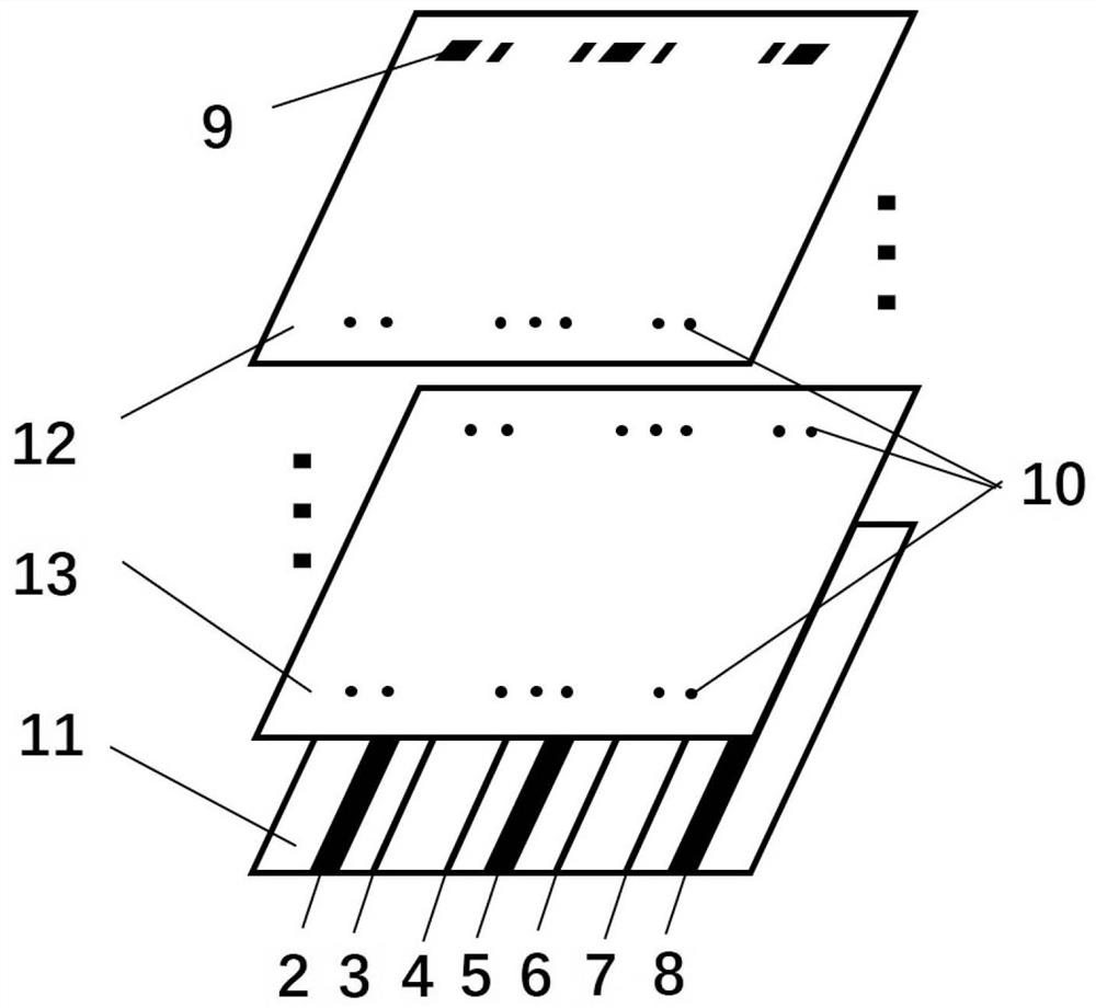 Preparation method of seven-electrode conductivity sensor