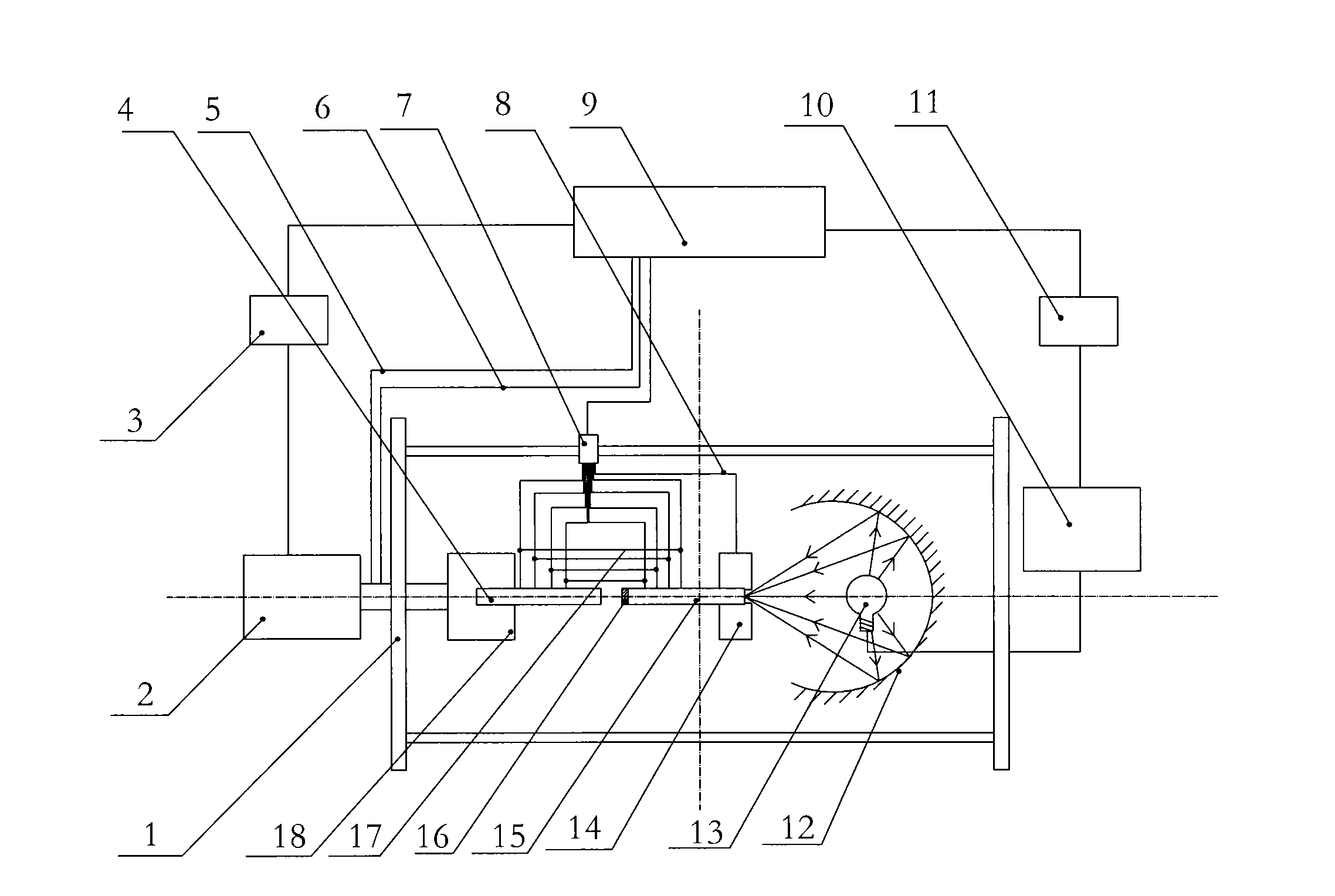 Method and device for measuring dynamic contact heat exchange coefficient of high-temperature solid interface