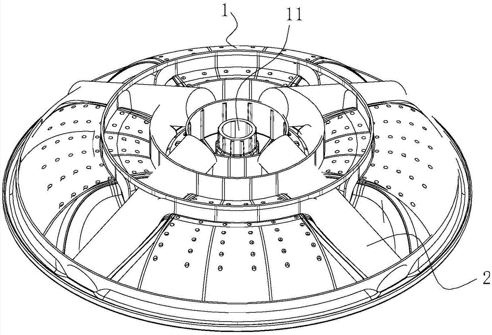 Impeller of washing machine and washing machine with the impeller