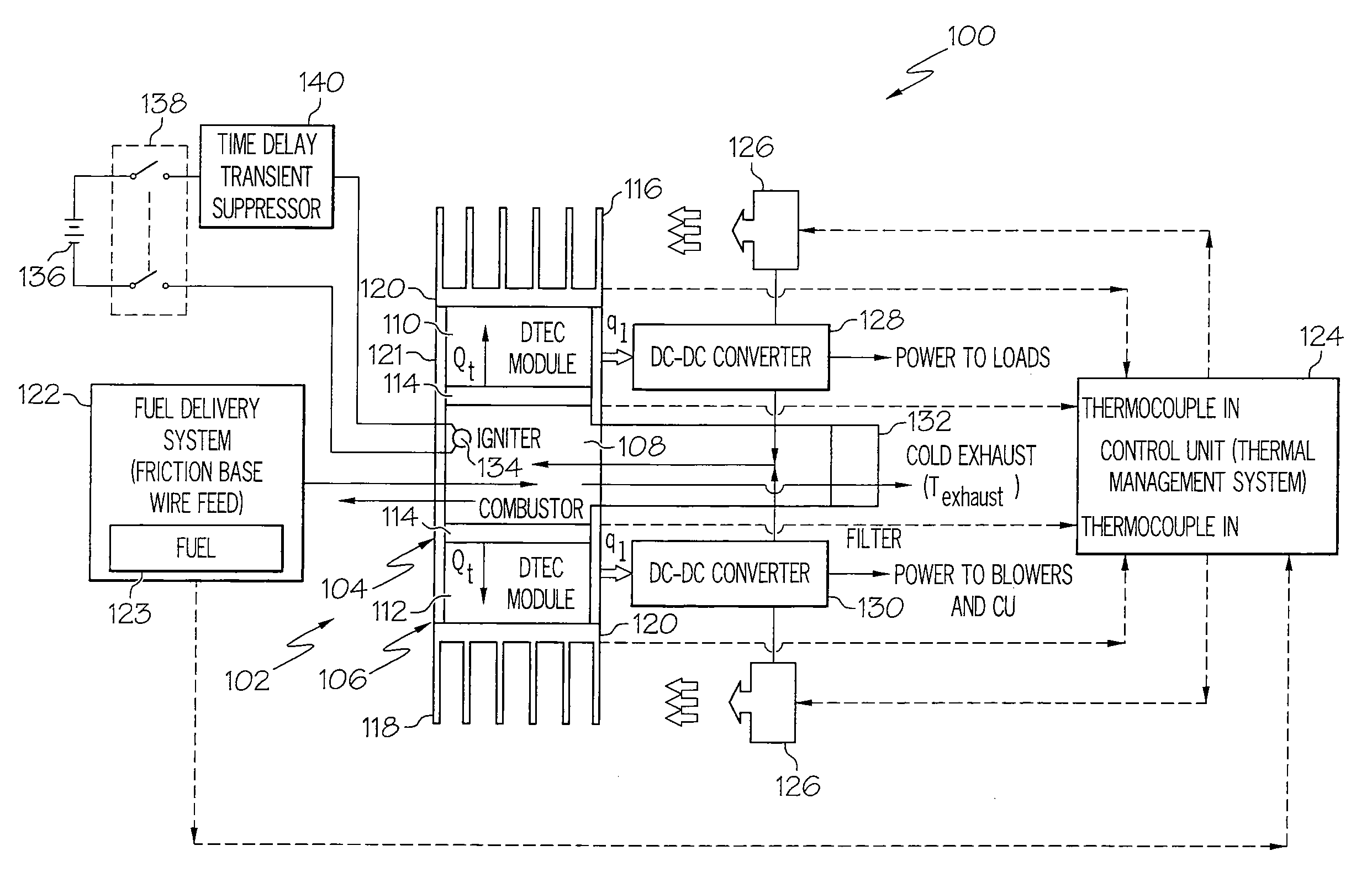 Device and method for generating electrical power