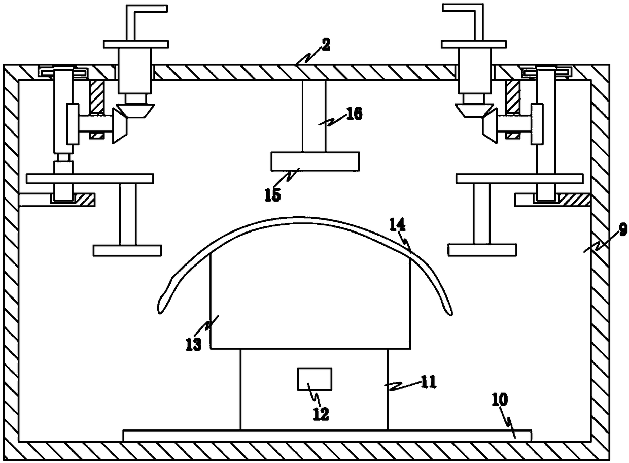 Reverse bending type glass hot-bending furnace