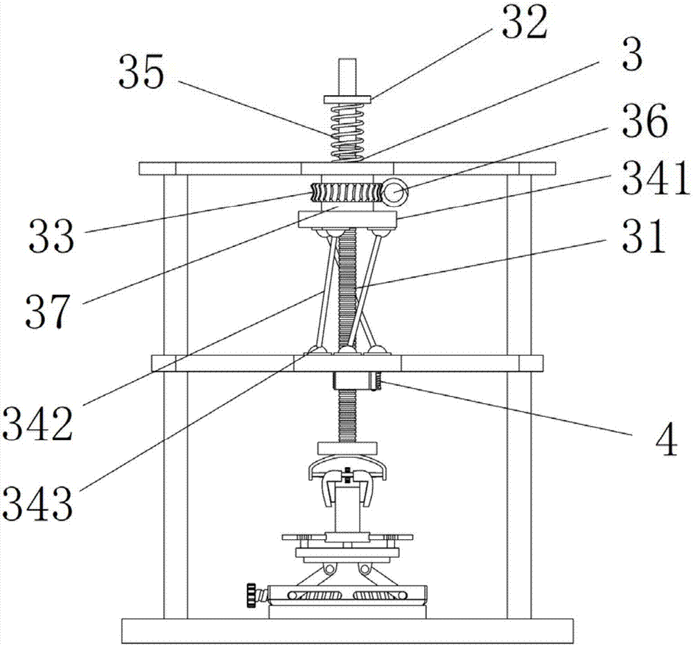 Multifunctional pulling and pressing equipment for maintenance of automatic gearbox of automobile