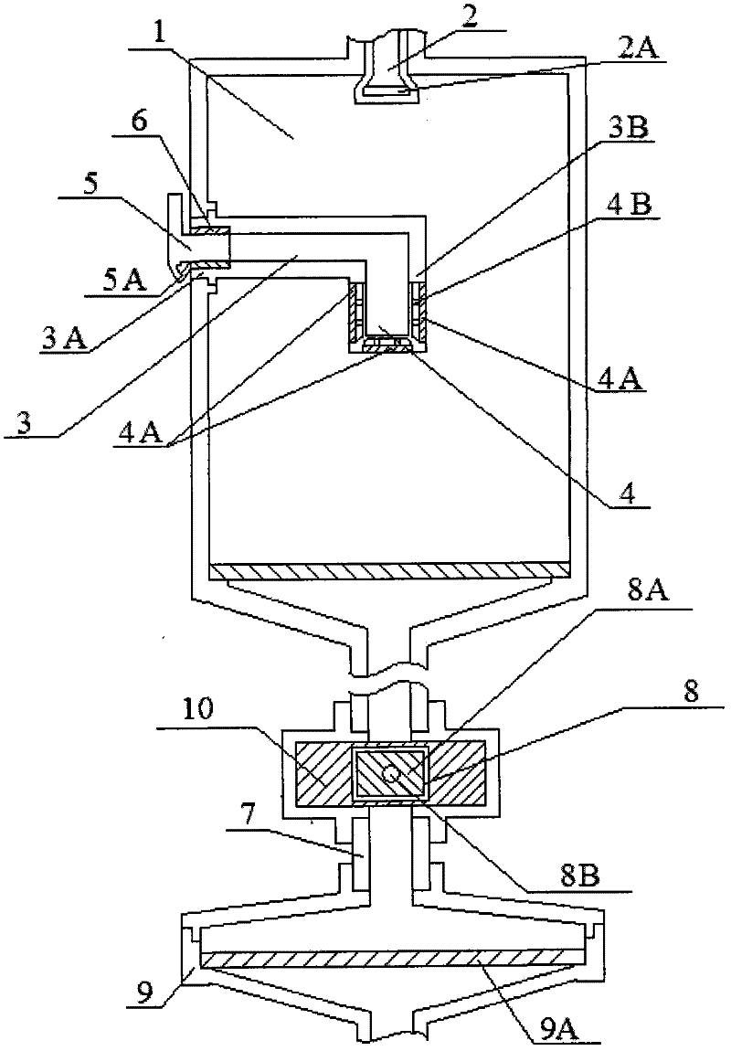 Automatic air discharging system of infusion device capable of preventing blood return