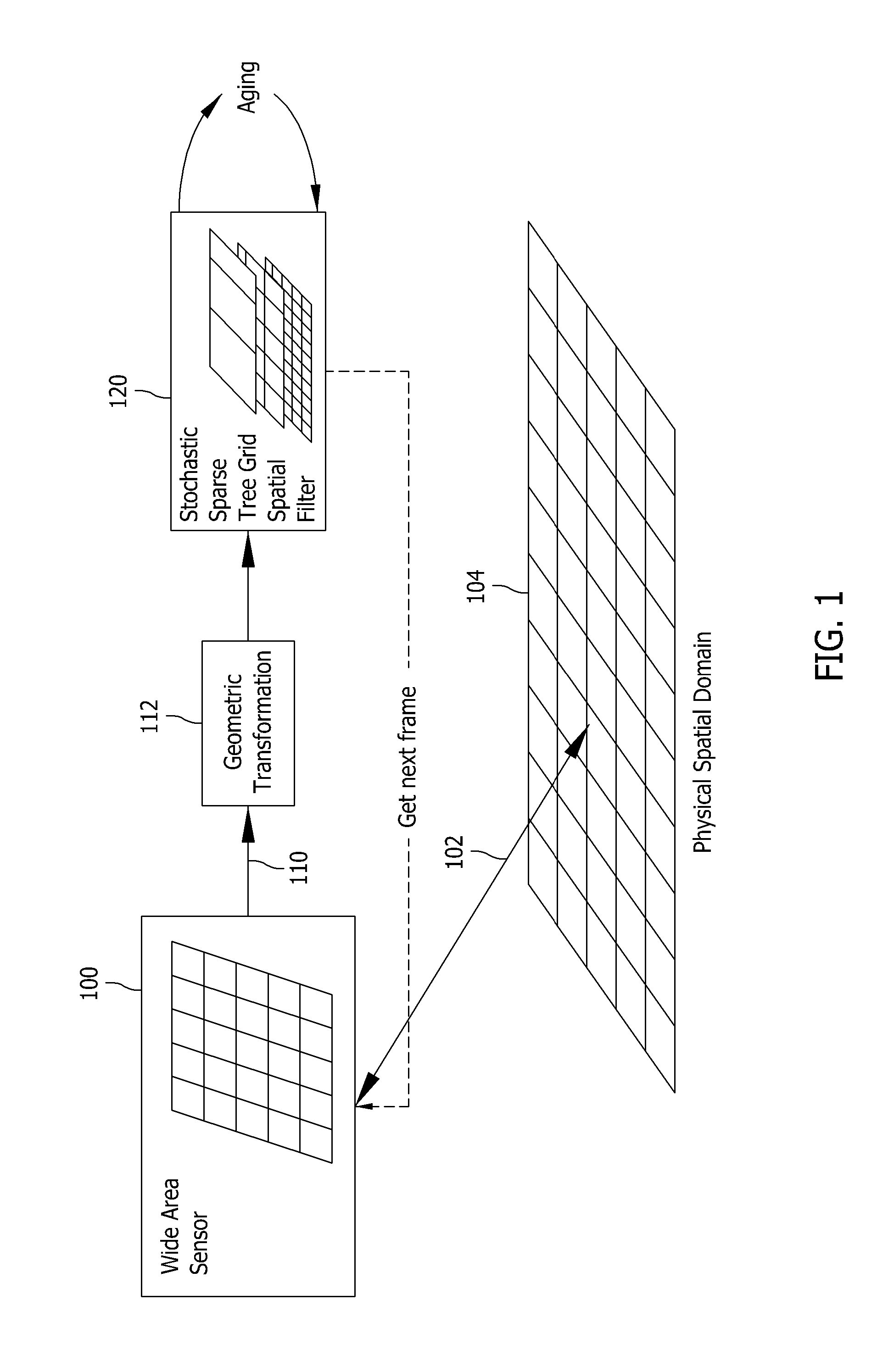 Methods and systems for spatial filtering using a stochastic sparse tree grid