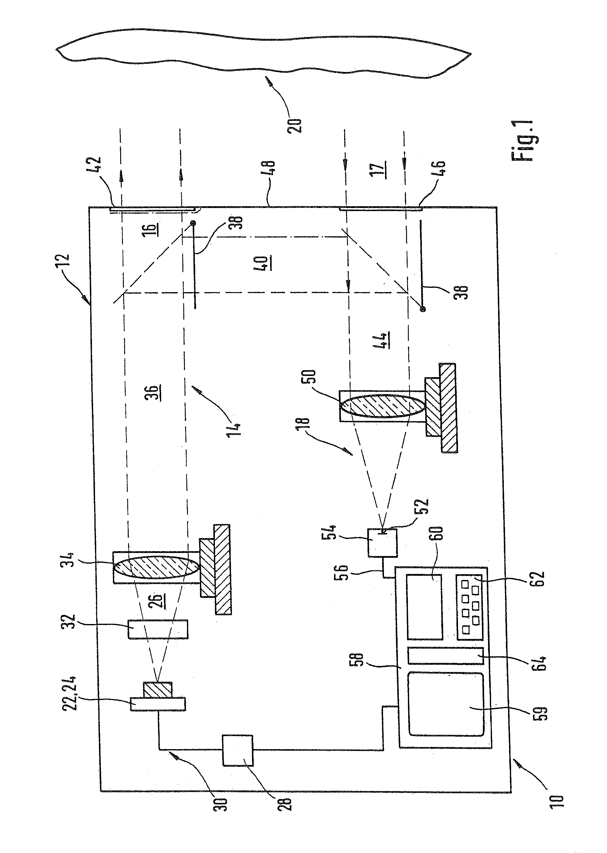 Method and device for distance measurement