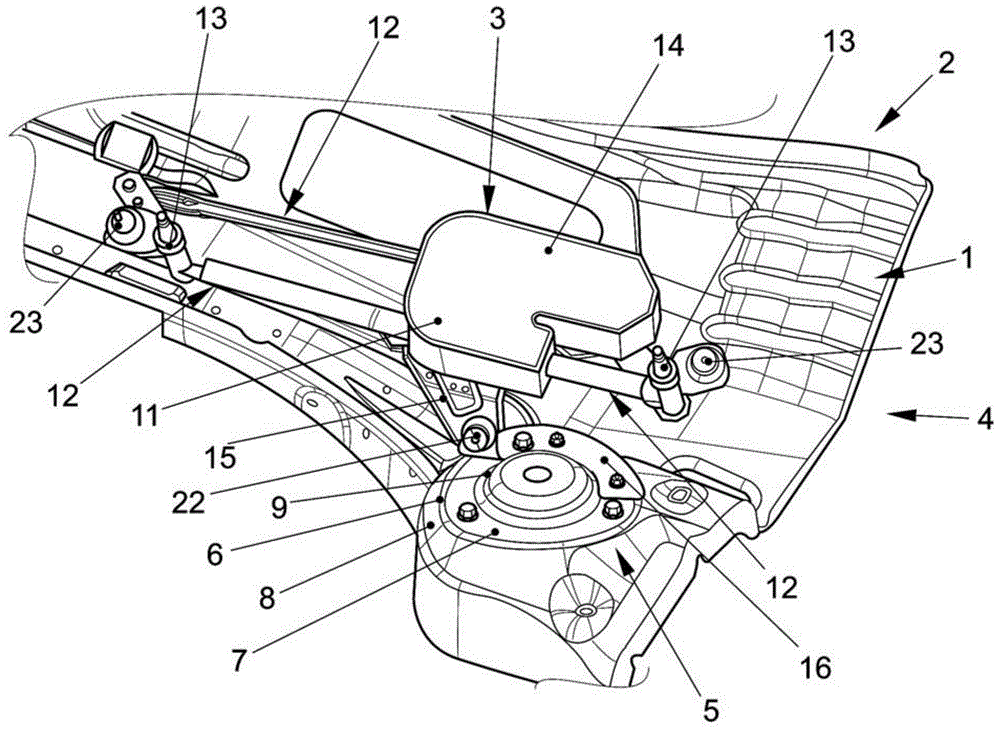 Device for securing wipers