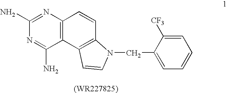 Synthesis and antimalarial activity of pyrrolo[3,2-f]quinazoline-1,3-diamine derivatives