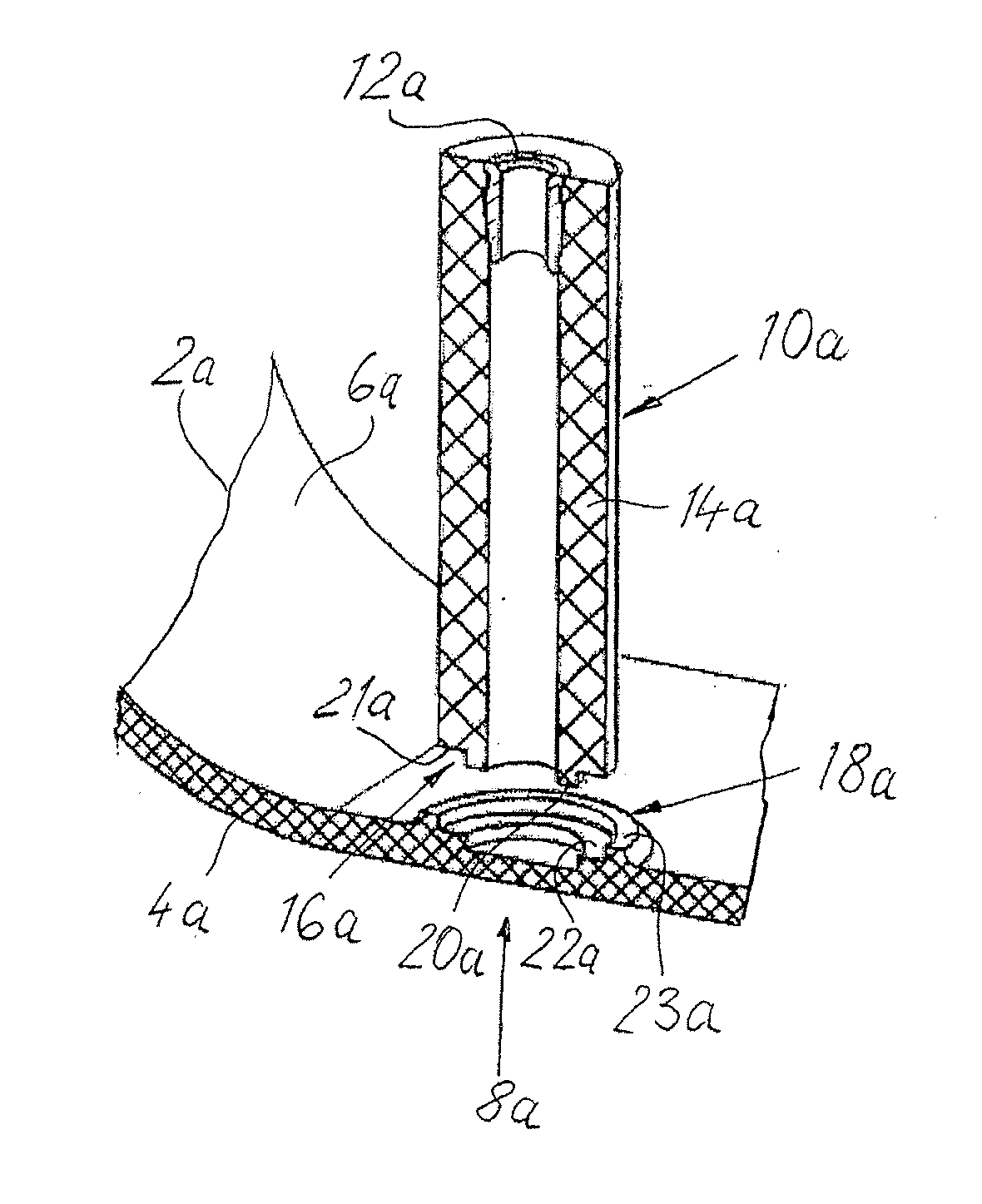 Method for producing a fastening arrangement of a fixing dome on a thin-walled component