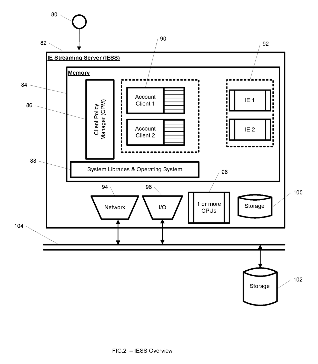 System and method for cached streaming application isolation