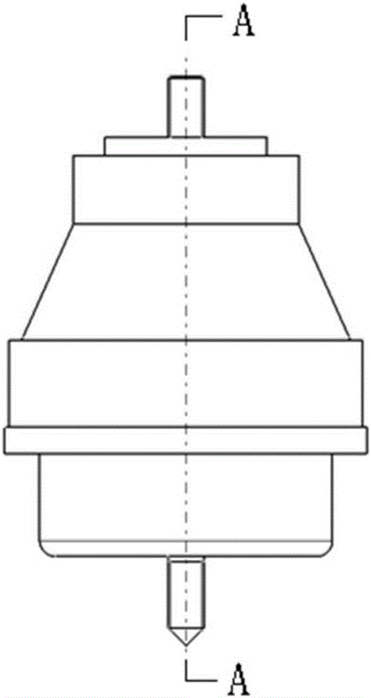 Active control hydraulic suspending structure